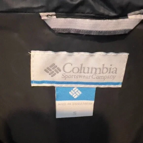 Columbia $160 Puffect II Vest Delta Black Men's Size S Water Resistant